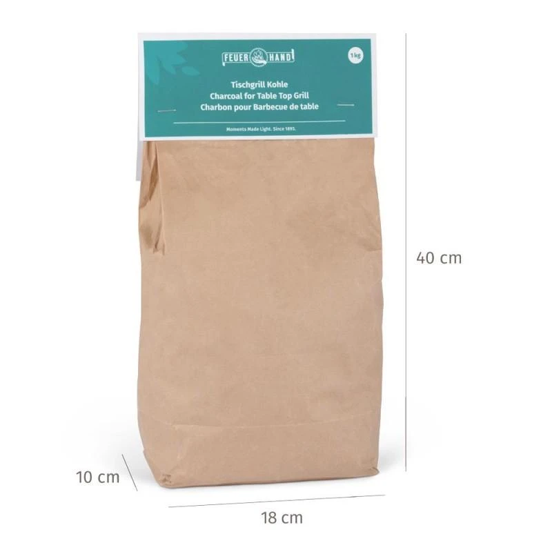 Feuerhand anglies pakuotė 1 kg su matmenimis