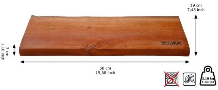 Serviravimo lenta Skottsberg 50x19cm