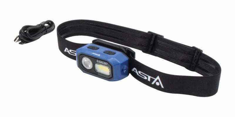 Prožektorius ant galvos COB LED 480lm 1400mAh ASTA