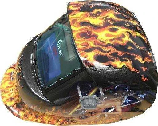 GEKO AUTOMATINĖ SUVIRINIMO KAUKĖ FLAME *