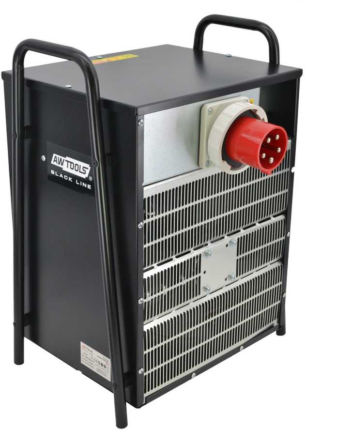 Awtools AW elektrinis šildytuvas 22 kW HE22 / juodos linijos