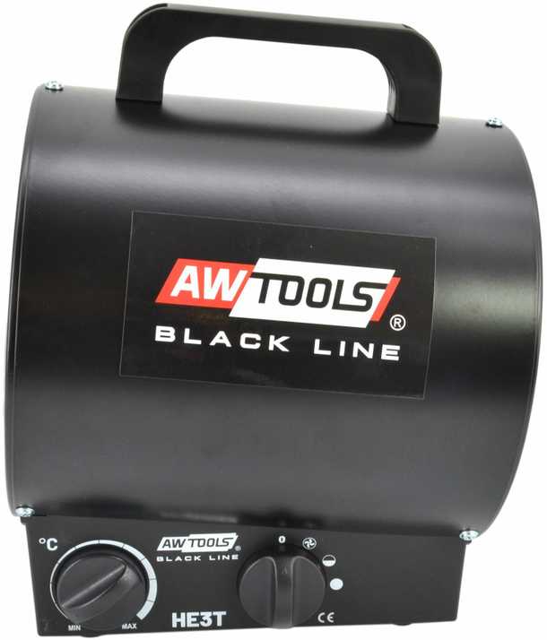 AW-Tools Elektrinis oro šildytuvas AWTools AW85716BL; 3 kW