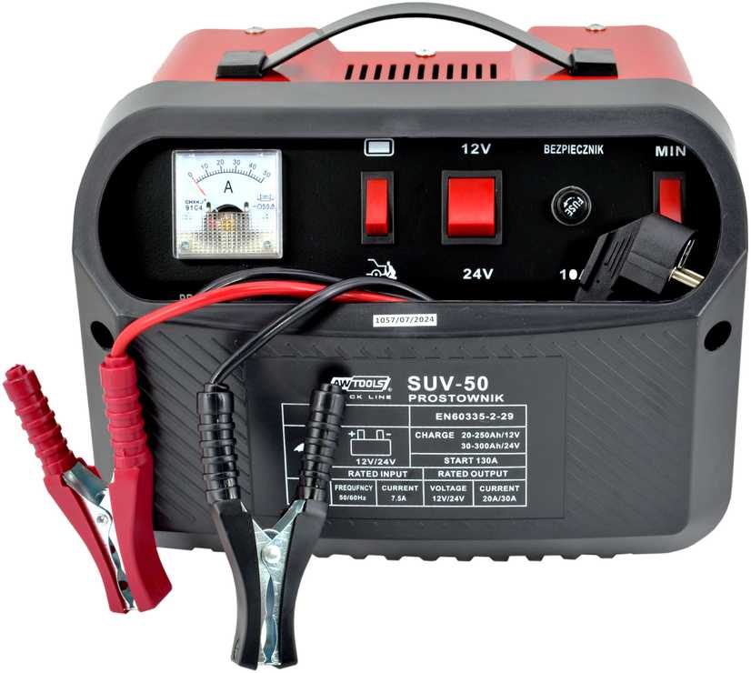 AW-Tools Automobilių akumuliatorių pakrovėjas/paleidimo prietaisas AWTools AW16252BL; Jump Starter; 12/24 V;180 A; 30x22x19 cm