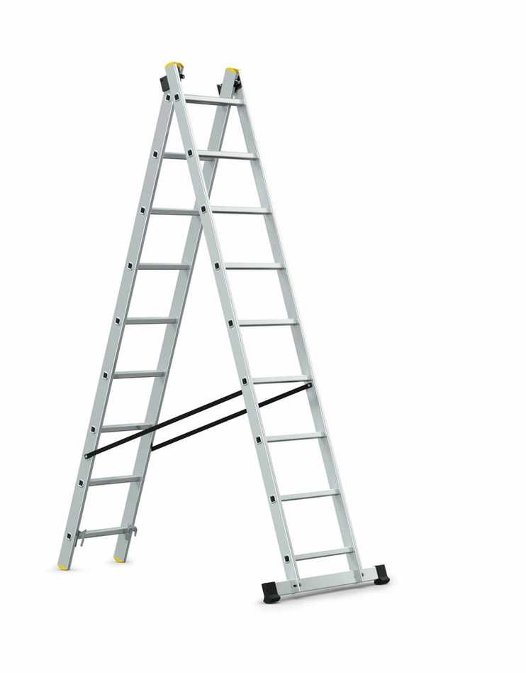 AW-Tools AWTOOLS ALIUMINIO KOPĖČIAS 2x9 150KG DAUGIAFUNKCINĖS 2 DALIS