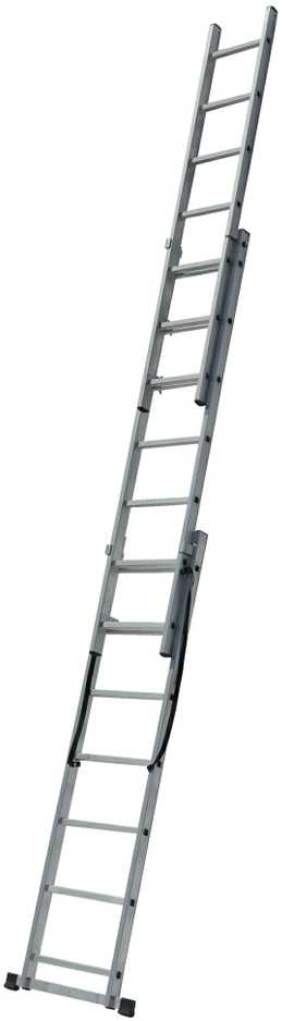 AW-Tools AWTOOLS ALIUMINIO KOPĖČIAS 3x10 ŽINGSNIŲ 150KG PRITAIKYMAS PRIE LAIPTŲ