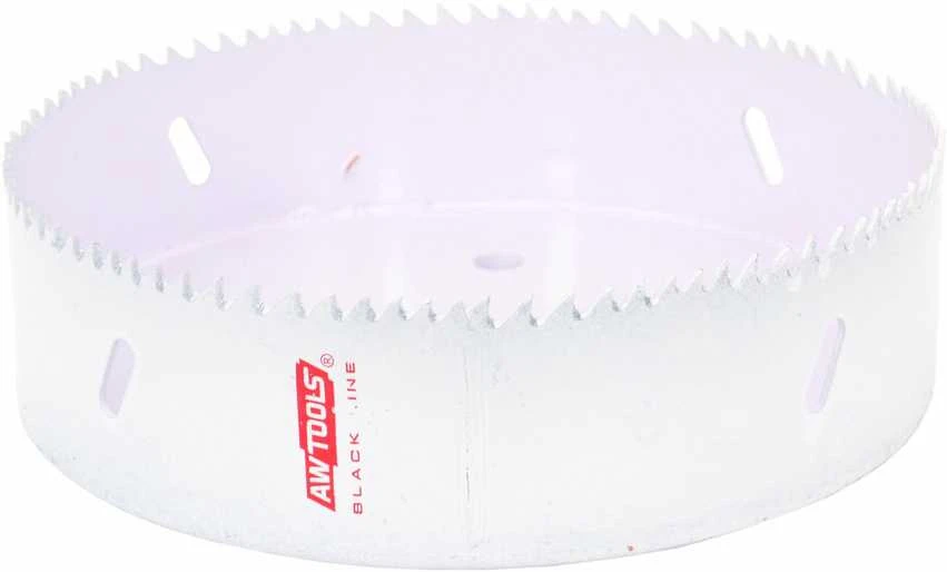 AW-Tools AWTOOLS BIMETALINIS SKYLĖPJŪKLIS HSS-Co 8% 127mm Juodas LINE