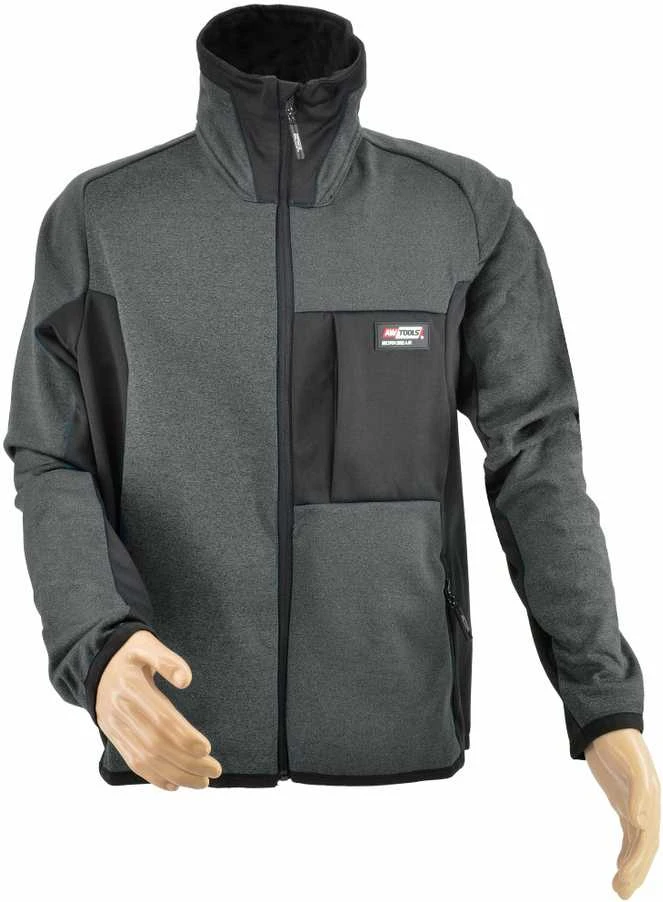 AW-Tools Šiltas džemperis AWTools AW02849; XL; pilkas