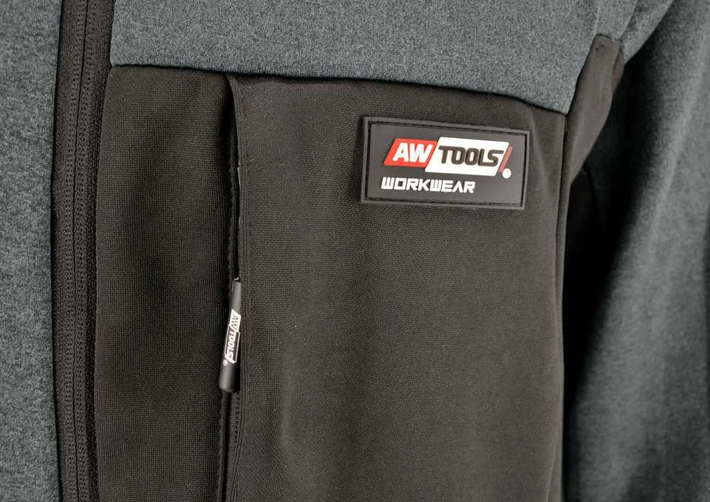 AW-Tools Šiltas džemperis AWTools AW02849; XL; pilkas