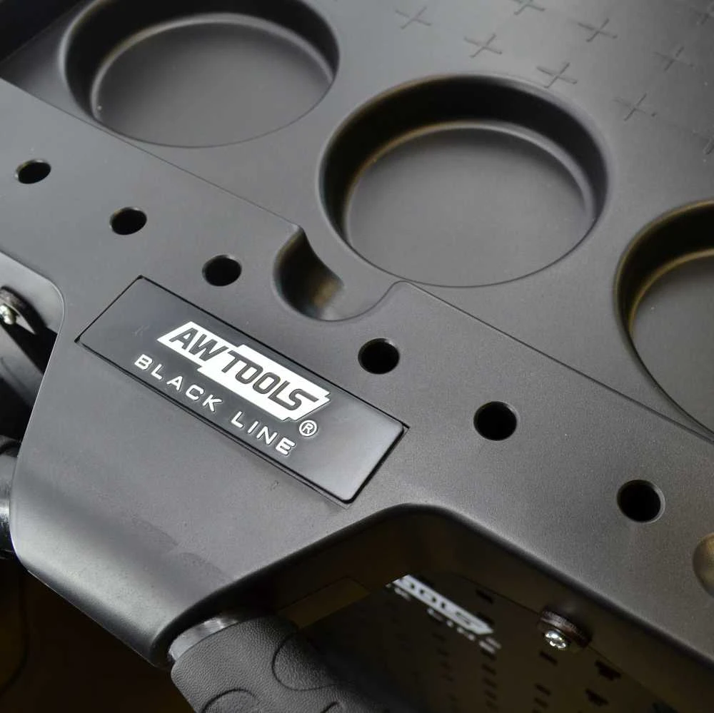 AW-Tools AWTOOLS Vežimėlis WARSZTATOWY + NARZĘDZIA 177 vnt.