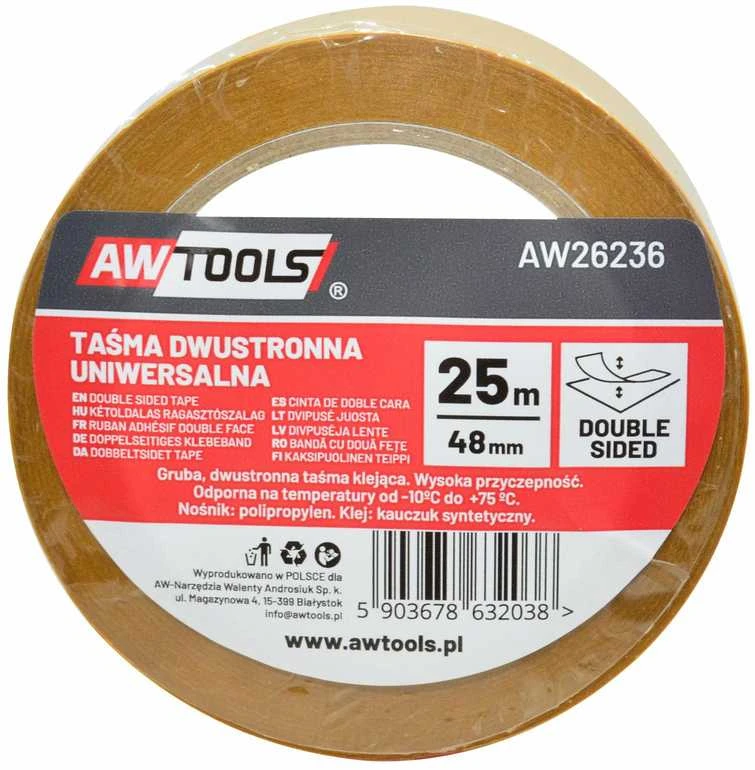 AW-Tools AWTOOLS DVIPUSĖ JUOSTA 48*25m