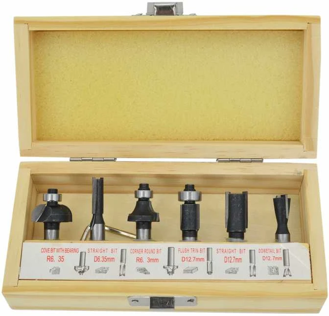 AW-Tools AWTOOLS MEDIENOS KAŽTUVĖS, 6 vnt. BANGAS 8 mm