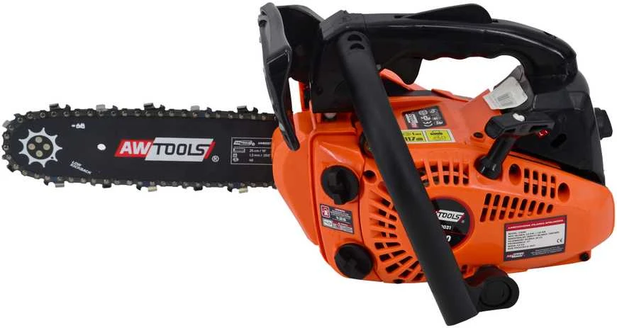 AW-Tools Benzininis genėjimo grandininis pjūklas 1.22HP CS250 su kreipiamąja juosta 10'' 25cm
