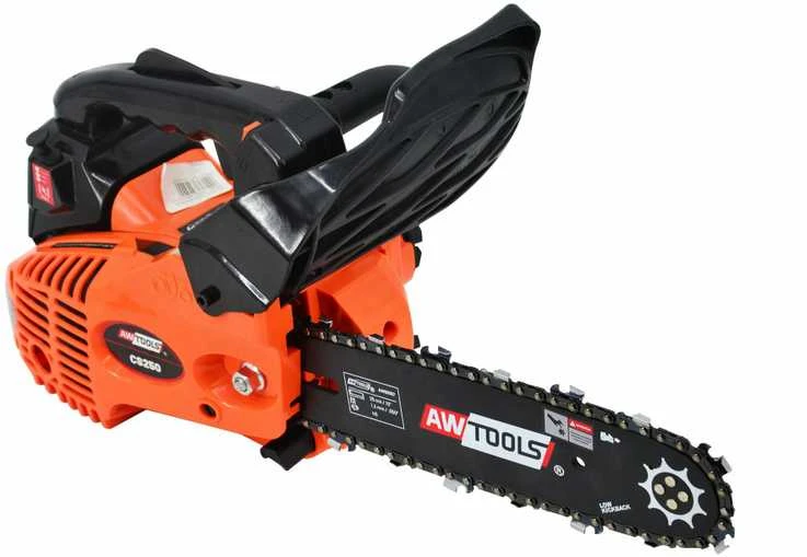 AW-Tools Benzininis genėjimo grandininis pjūklas 1.22HP CS250 su kreipiamąja juosta 10'' 25cm