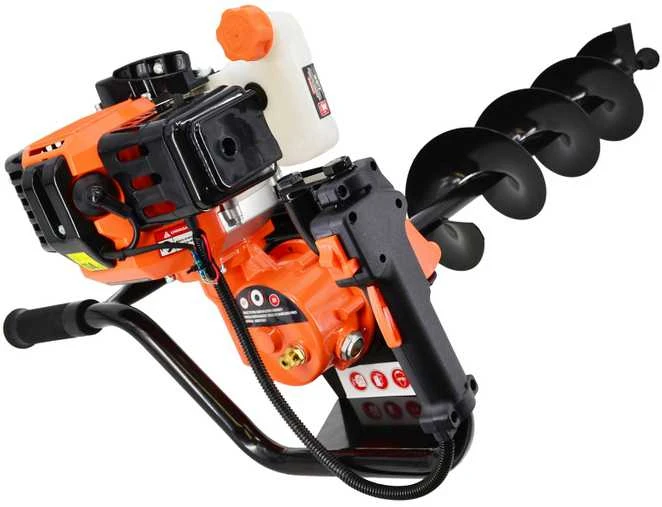 Grąžtas AW-Tools AWTOOLS GRĄŽAS / Benzino GRĄŽAS DIRVOTIMS 2,95 AG 2-takčiai +3 GRĄŽIAI (100, 150, 200 mm) GD520