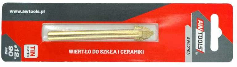 Grąžtas AW-Tools AWTOOLS gražtai STIKLUI IR KERAMIKAI 8mm