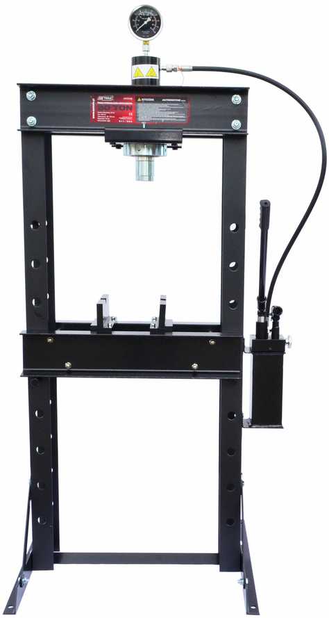 AW-Tools AWTOOLS HIDRAULINIS PRESAS SU MANOMETRU 30T / DVIGUBAS STŪMOKLIS