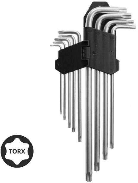 AW-Tools AWTOOLS ILGI TORX RAKTAI / T10-T50 / 9 vnt