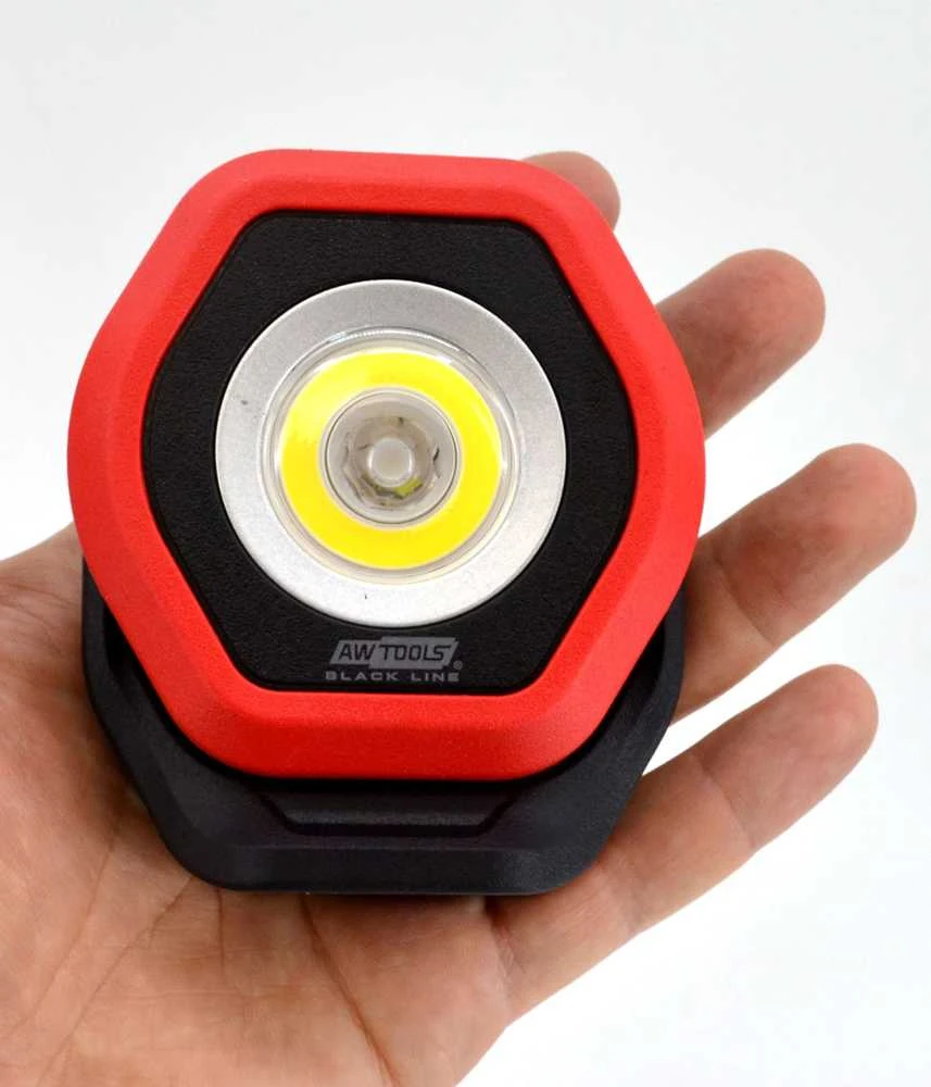 AW-Tools AWTOOLS Juodas LINE WORKSHOP LIGHT SOL CREE LED + COB LED