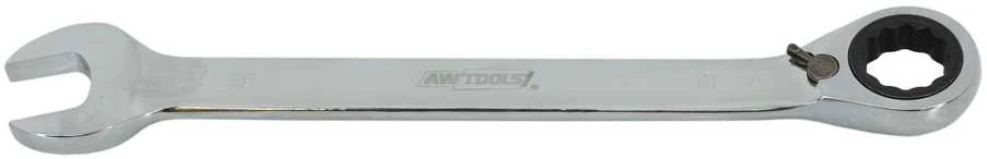 AW-Tools AWTOOLS kombinuotas raktas SU REKETU 15mm SU PERJUNGIKLIU