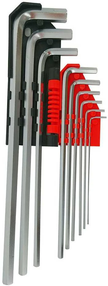 AW-Tools Šešiakampių raktų rinkinys AWTools AW35011BL; 1,5-10 mm; 9 vnt.