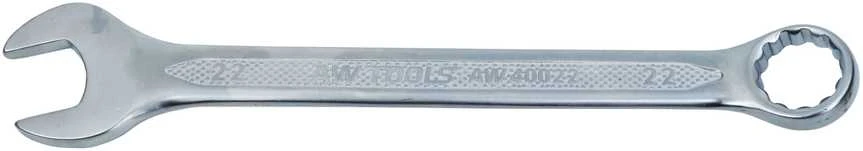 AW-Tools AWTOOLS KLUCZE PŁASKO-OCZKOWE KOMPLET 12elem. 6,7,8,10,12,13,14,15,16,17,19,22 mm