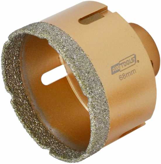 Grąžtas AW-Tools AWTOOLS CROWN M14 68mm DIAMOND TRAING