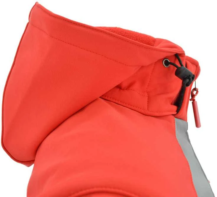 AW-Tools Darbinė striukė su gobtuvu AWTools AW02705; T4; 3XL raudona/pilka