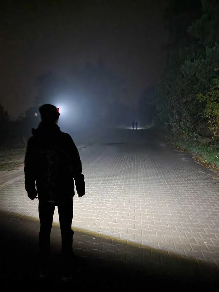 AW-Tools AWTOOLS Juodas LINE PRIEKINIS LEMPAS TINRAY COB + CREE LED 3xAAA