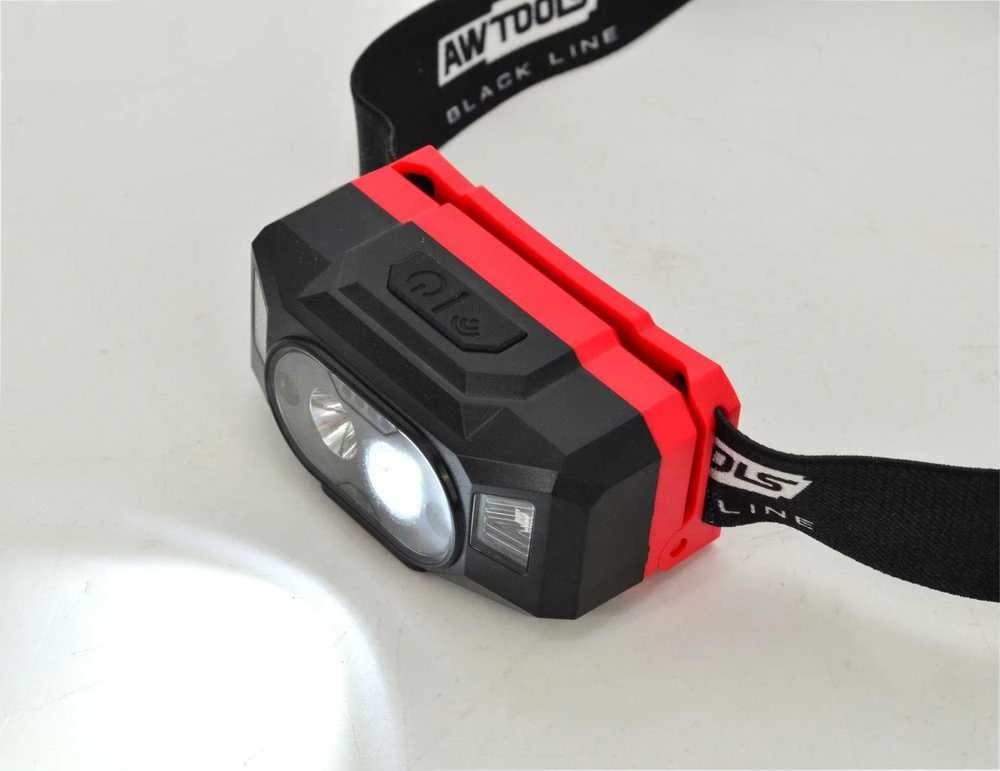 AW-Tools AWTOOLS LED PROŽEKTORIUS ANT GALVOS USB 6 FUNKCIJOS POWER BANK Juodas LINE