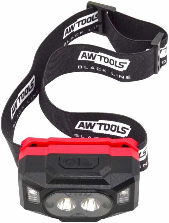 AW-Tools AWTOOLS LED PROŽEKTORIUS ANT GALVOS USB 6 FUNKCIJOS POWER BANK Juodas LINE