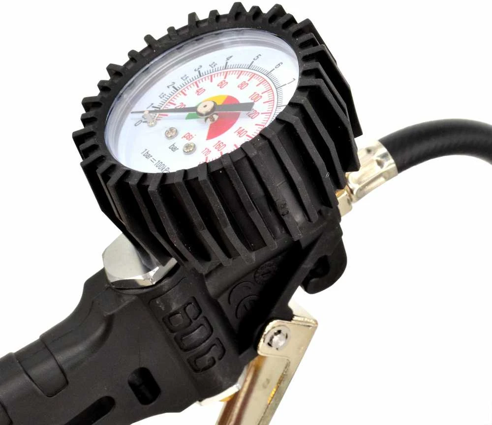 AW-Tools AWTOOLS PŪTIMO PISTOLETAS SU MANOMETRU 60G