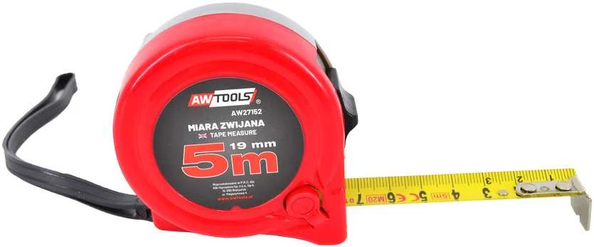 RULETĖ 5M/19MM AW-TOOLS 40132AW