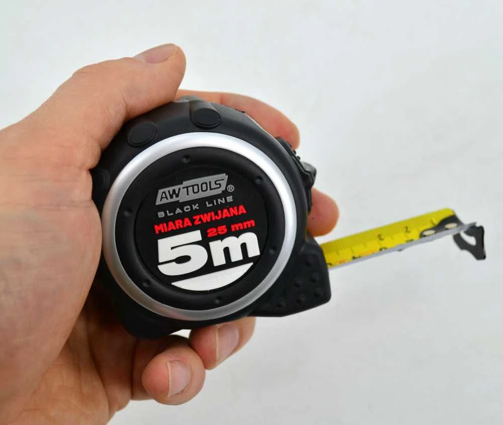 AW-Tools AWTOOLS RULETĖ DVIPUSIS 3m x 16mm ABS TPR 1-STOP