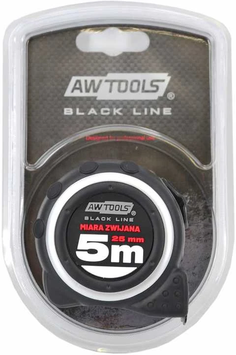 AW-Tools AWTOOLS RULETĖ DVIPUSIS 3m x 16mm ABS TPR 1-STOP
