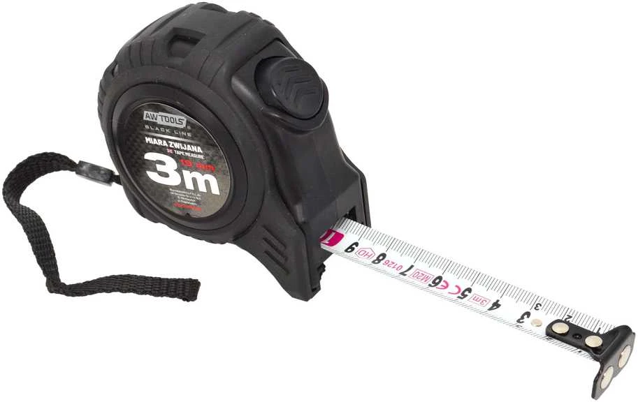 AW-Tools RULETĖ 3M/19MM AW-ĮRANKIAI