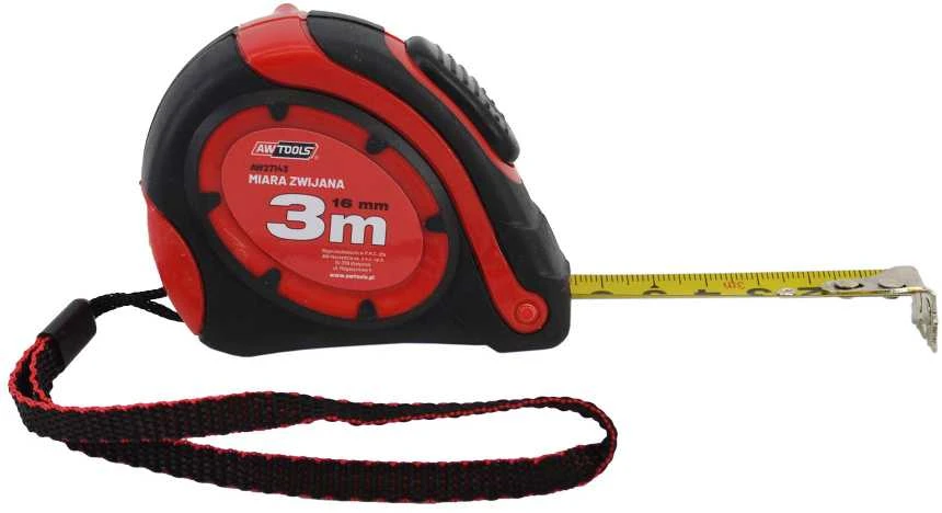 AW-Tools AWTOOLS RULETĖ MAGNETINĖ 10m x 25mm ABS TPR 1-AUTO STOP