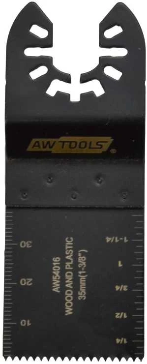 Juodas AW-Tools medienos ir plastiko pjūklelis 35mm