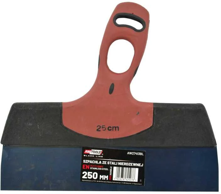 AW-Tools AWTOOLS GLAISTYKLĖ NERŪDIJANČIO PLIENO 200mm SU TPR RANKENA