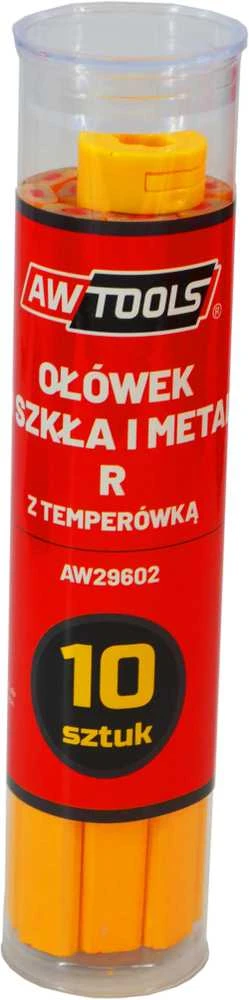 AW-Tools AWTOOLS PIEŠTUKAS STIKLUI IR METALUI R GELTONAS 10vnt.