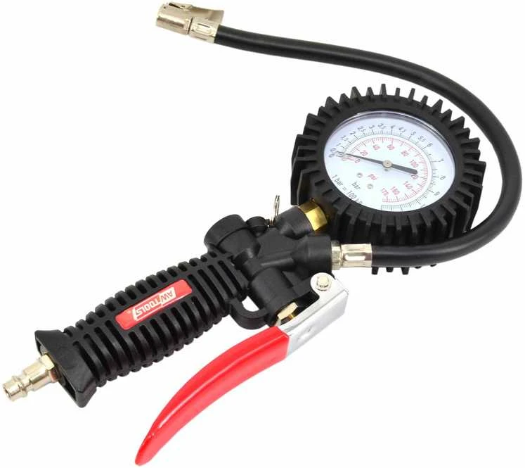 AW-Tools Padangų pūtimo pistoletas su manometru AWTools AW100321