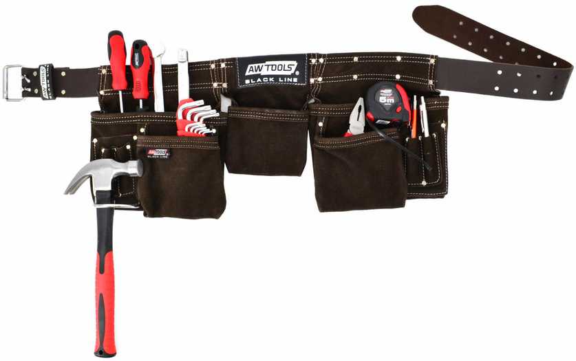 AW-Tools Įrankių diržas AWTools AW30616BL; 230x570 mm