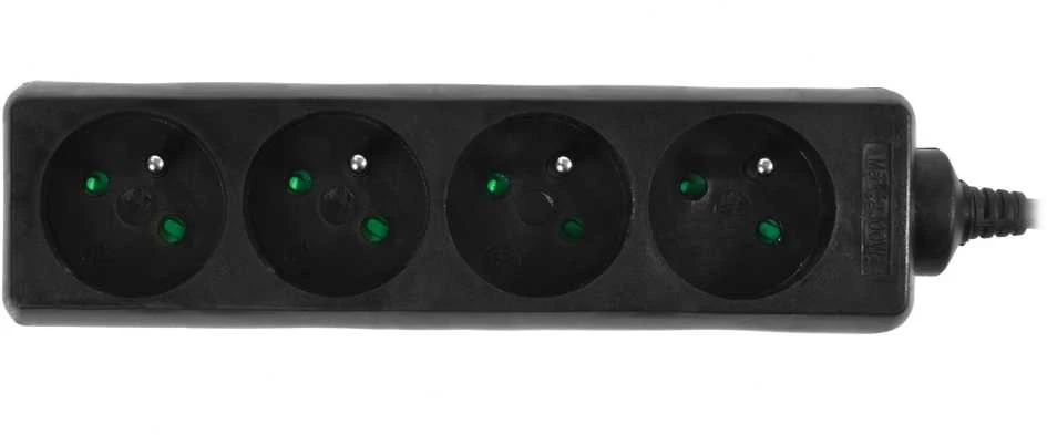 AW-Tools AWTOOLS HOME ilgintuvas JUODA 4 - 1,5 m lizdai su įžeminimu
