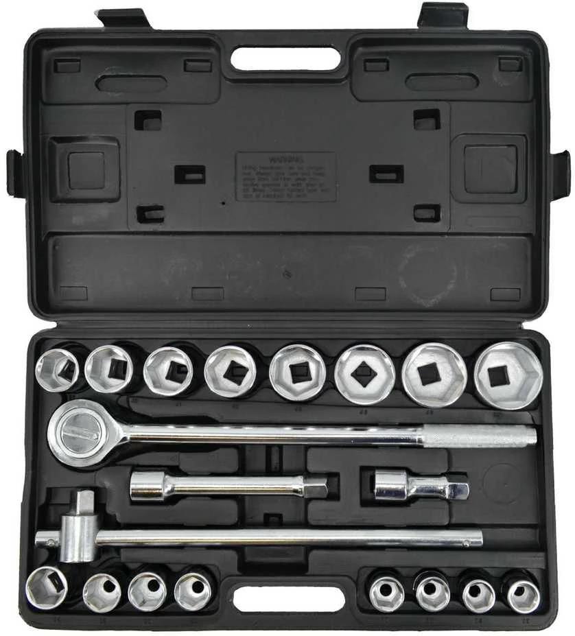 AW-Tools Sukimo galvučių komplektas AWTools AW39021; 3/4''; 19-50 mm; 21 vnt.