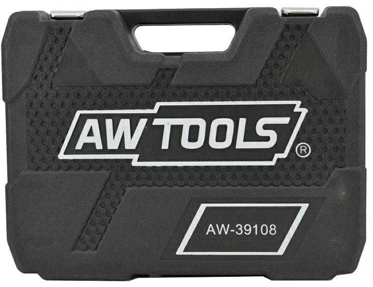 AW-Tools Raktų komplektas AWTools AW39108BL; 1/2''; 1/4''; 108 vnt.