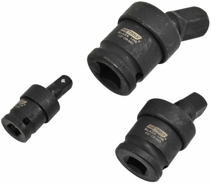 AW-Tools AWTOOLS SMŪGINIŲ ŠARNYRŲ RINKINYS 3vnt. Juodas LINE
