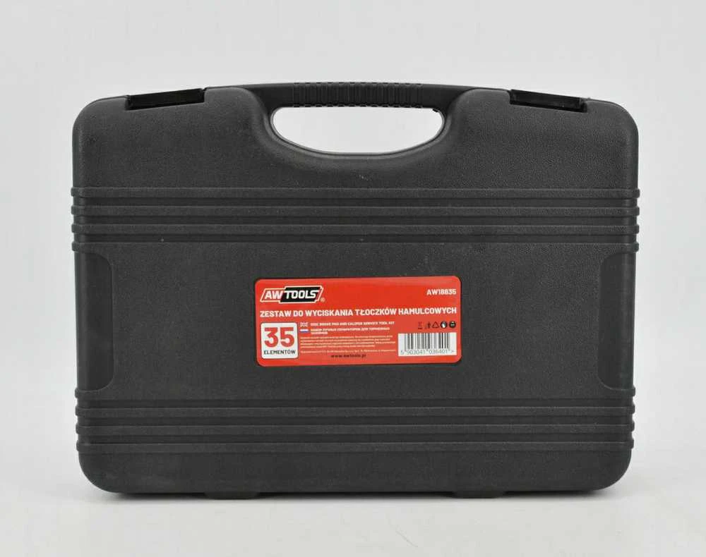 AW-Tools Stabdžių cilindrų suspaudėjas AWTools AW18835; 38x28x8 cm; 35 vnt.
