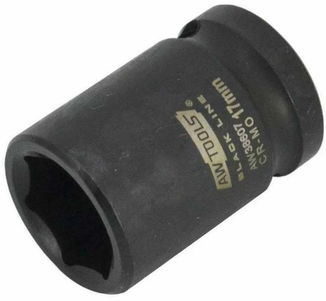 AW-Tools AWTOOLS SMŪGINĖ GALVUTĖ 6K 1/2″ TRUMPA 19 mm Juodas LINE