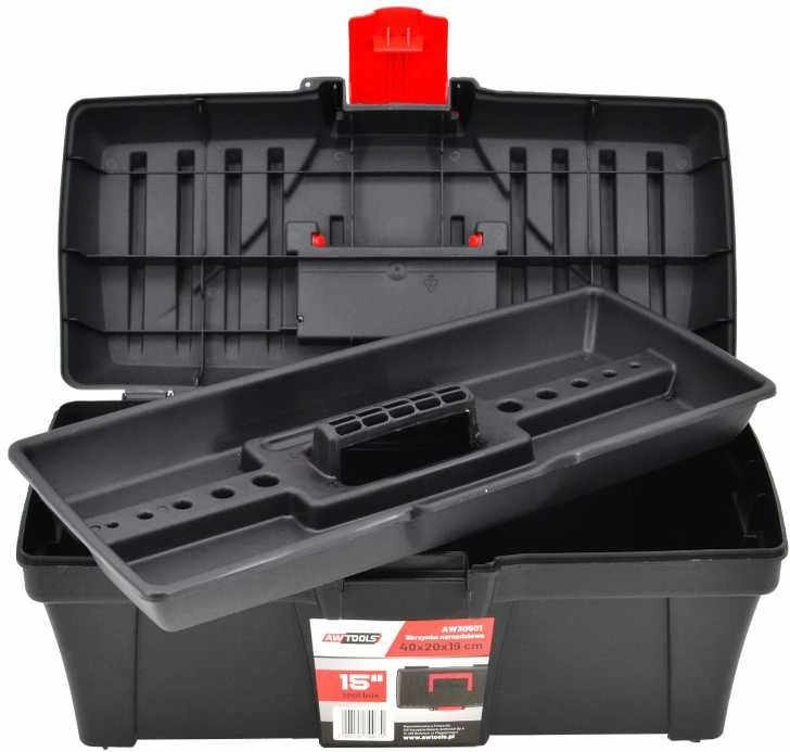 AW-Tools AWTOOLS SKRZYNKA NARZĘDZIOWA 15" 40x20x19cm