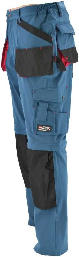 AW-Tools Kelnės AWTools AW02514; T2; 2XL; mėlyna/raudona