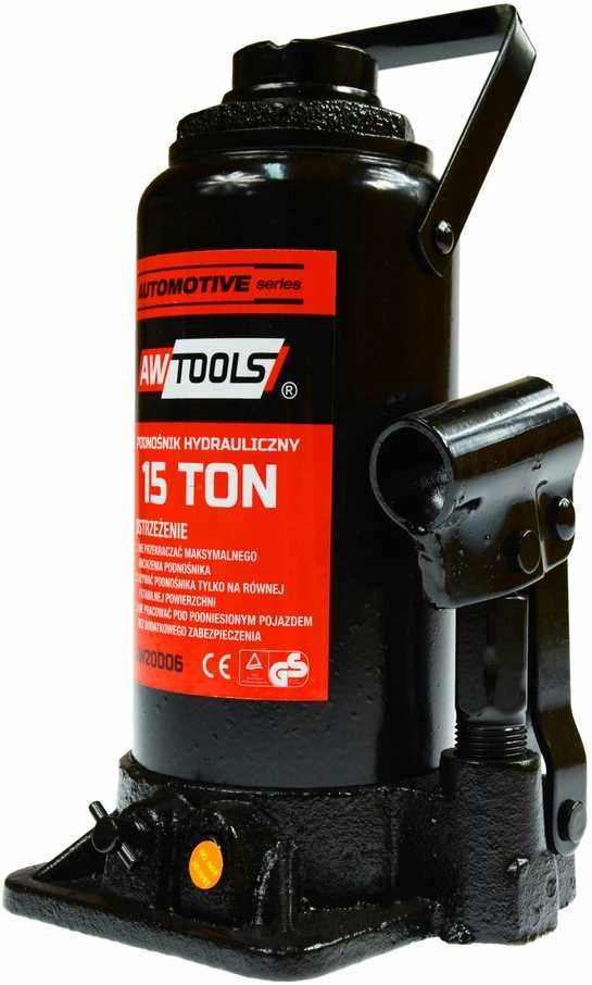AW-Tools AWTOOLS stūmoklinis / HIDRAULINIS KELTAS 15 TON 227–432 mm